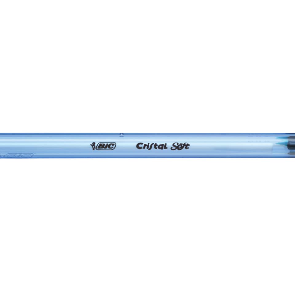 Penna a sfera BIC Cristal Soft M 1,2 mm blu 951434