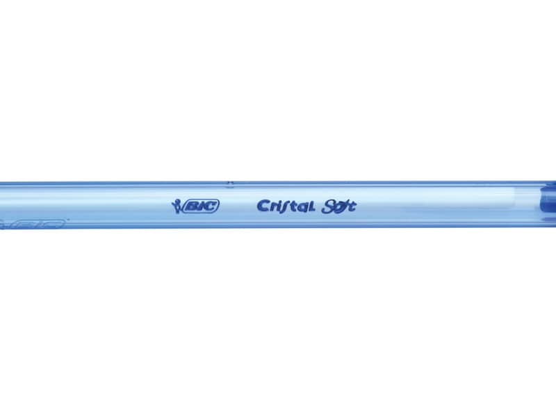 Penna a sfera BIC Cristal Soft M 1,2 mm nero 951433