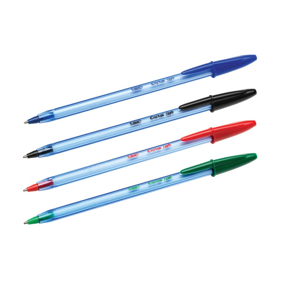 Penna a sfera BIC Cristal Soft M 1,2 mm blu 951434