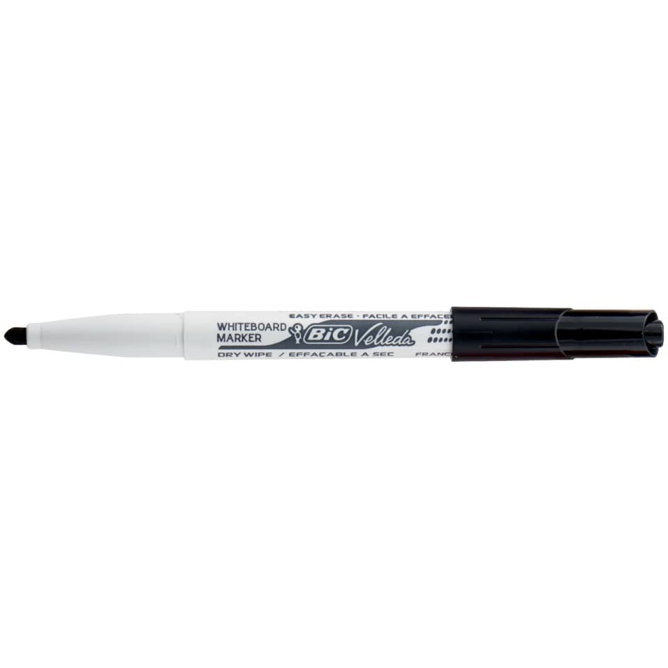 Marcatori per lavagne bianche BIC Velleda 1741 punta conica 4,5 mm nero 9581711