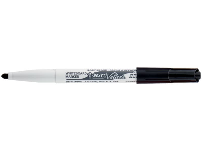 Marcatori per lavagne bianche BIC Velleda 1741 punta conica 4,5 mm nero 9581711