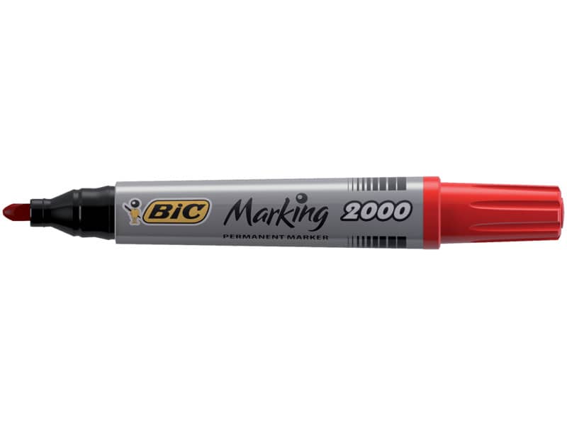 Marcatore permanente BIC Marking 2000 punta conica 4,95 mm rosso 8209133