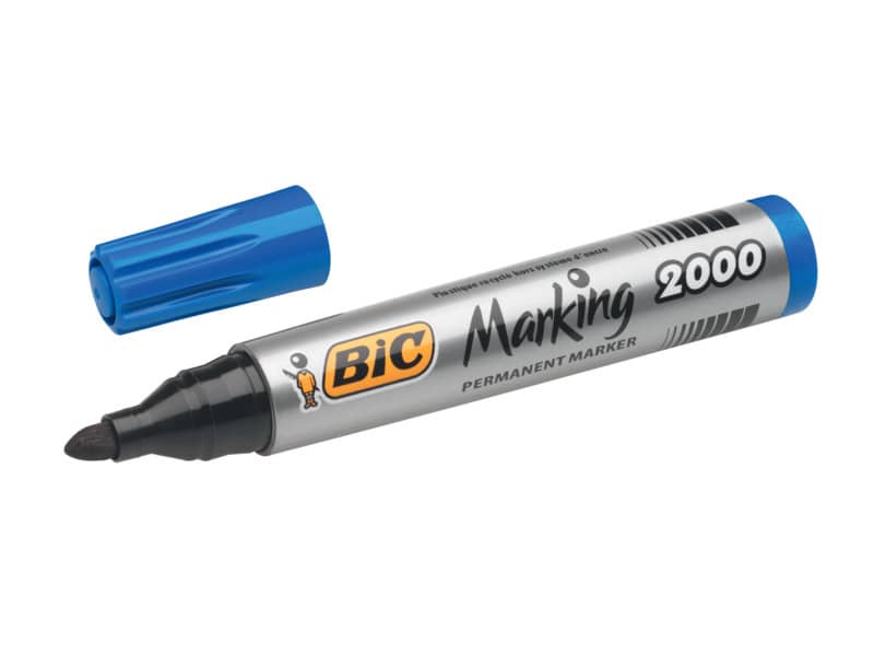 Marcatore permanente BIC Marking 2000 punta conica 4,95 mm blu 8209143