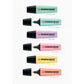 Evidenziatori Stabilo Boss Original Pastel 2-5 mm assortiti astuccio da 6 - 70/6-2