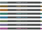 Pennarelli Stabilo Pen 68 metallic 1 mm  argento - 68/805