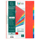 Intercalari in carta Exacompta NATURE FUTURE assortiti carta lustré A4 225 g/m² 12 tasti - 1412E