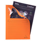 Cartelline con finestra Exacompta Forever® A4 cartoncino 120 g/m² arancio conf. da 100 - 50104E