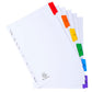 Intercalari stampati in digitale Exacompta multicolori rinforzati Protect'o cartoncino A4 160g/mq 6 tasti