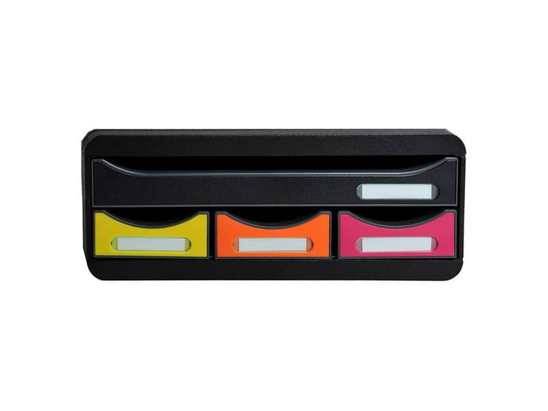 Cassettiera 4 cassetti Toolbox Mini arlecchino 35,5x27xx13,5 cm 319798D