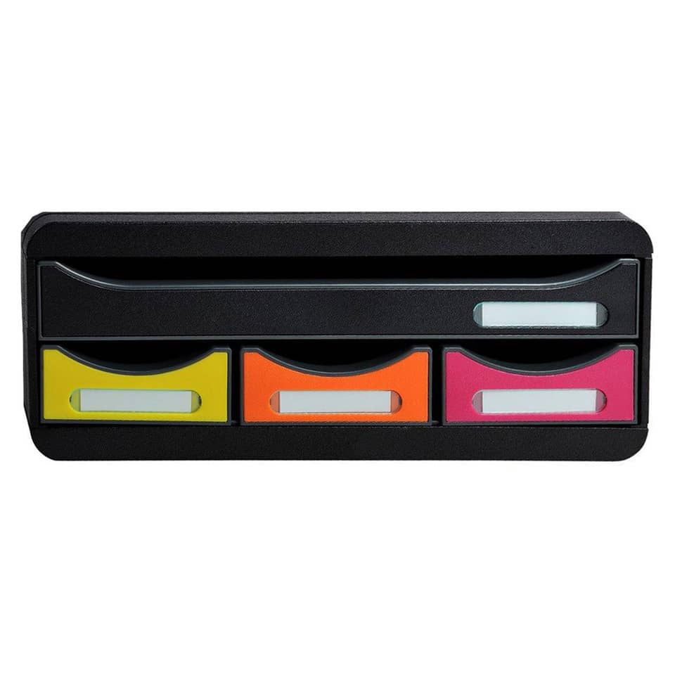 Cassettiera 4 cassetti Toolbox Mini arlecchino 35,5x27xx13,5 cm 319798D