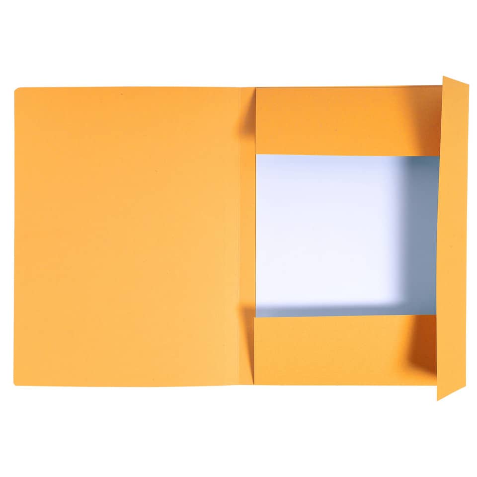 Cartelline a 3 lembi Forever® 24,5x35 cm arancio conf. 50 pezzi - 449009E