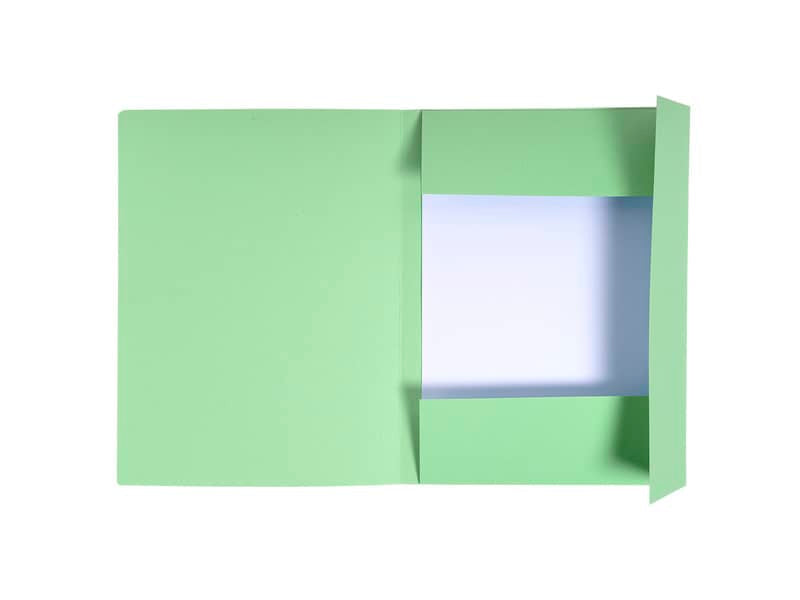 Cartelline a 3 lembi Forever® 24,5x35 cm verde conf. 50 pezzi - 449013E