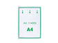 Buste per leggio Tarifold® T-Technic A4 verde - PVC bordo rinforzato Conf. 10 pezzi - 114005