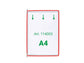 Buste per leggio Tarifold® T-Technic A4 rosso - PVC bordo rinforzato Conf. 10 pezzi - 114001