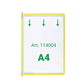 Buste per leggio Tarifold® T-Technic A4 giallo - PVC bordo rinforzato Conf. 10 pezzi - 114004