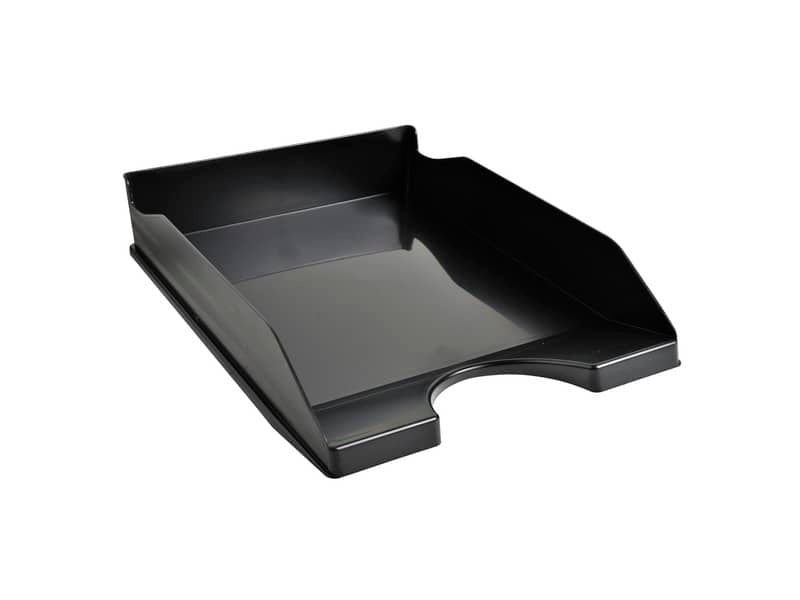 Vaschetta portacorrispondenza Exacompta ECOTRAY EcoBlack plastica A4+ nero 123014D