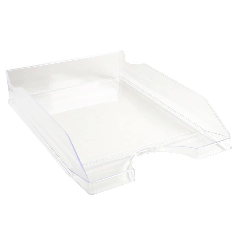 Vaschetta portacorrispondenza Exacompta ECOTRAY Office plastica A4+ cristallo 12323D
