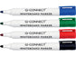 Marcatore per lavagna bianca Q-Connect punta tonda 2-3 mm 4 colori assortiti Conf. da 4 - KF26038