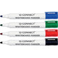 Marcatore per lavagna bianca Q-Connect punta tonda 2-3 mm 4 colori assortiti Conf. da 4 - KF26038