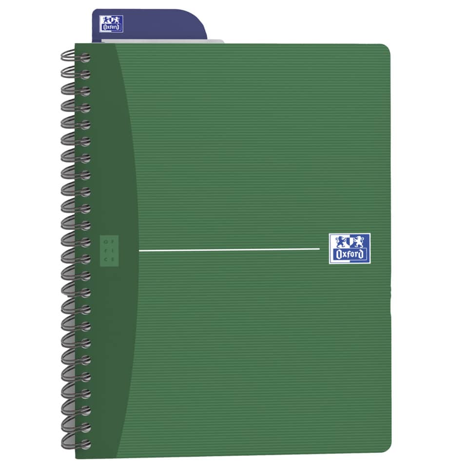 Quaderno spiralato OXFORD Office Essentials A5 assortiti quadretti 5 mm 100102938