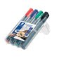 Marcatori permanente punta tonda Staedtler Lumocolor permanent marker 352 assortiti  astuccio da 4 pezzi - 352 WP4