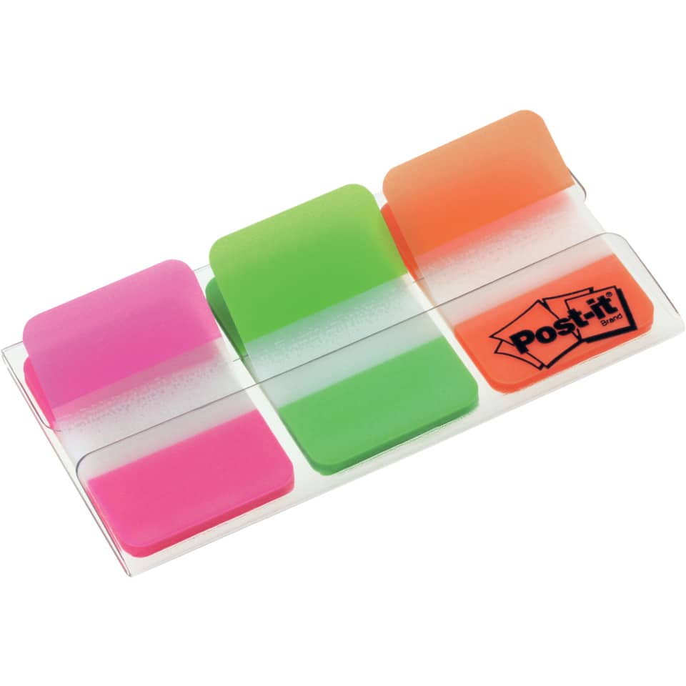 Segnapagina removibii Post-it® Index Strong colori vivaci 3 blocchetti da 22 - 686-PGOEU