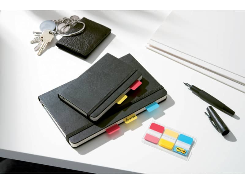 Segnapagina removibii Post-it® Index Strong colori classici 3 blocchetti da 22 - 686-RYBEU
