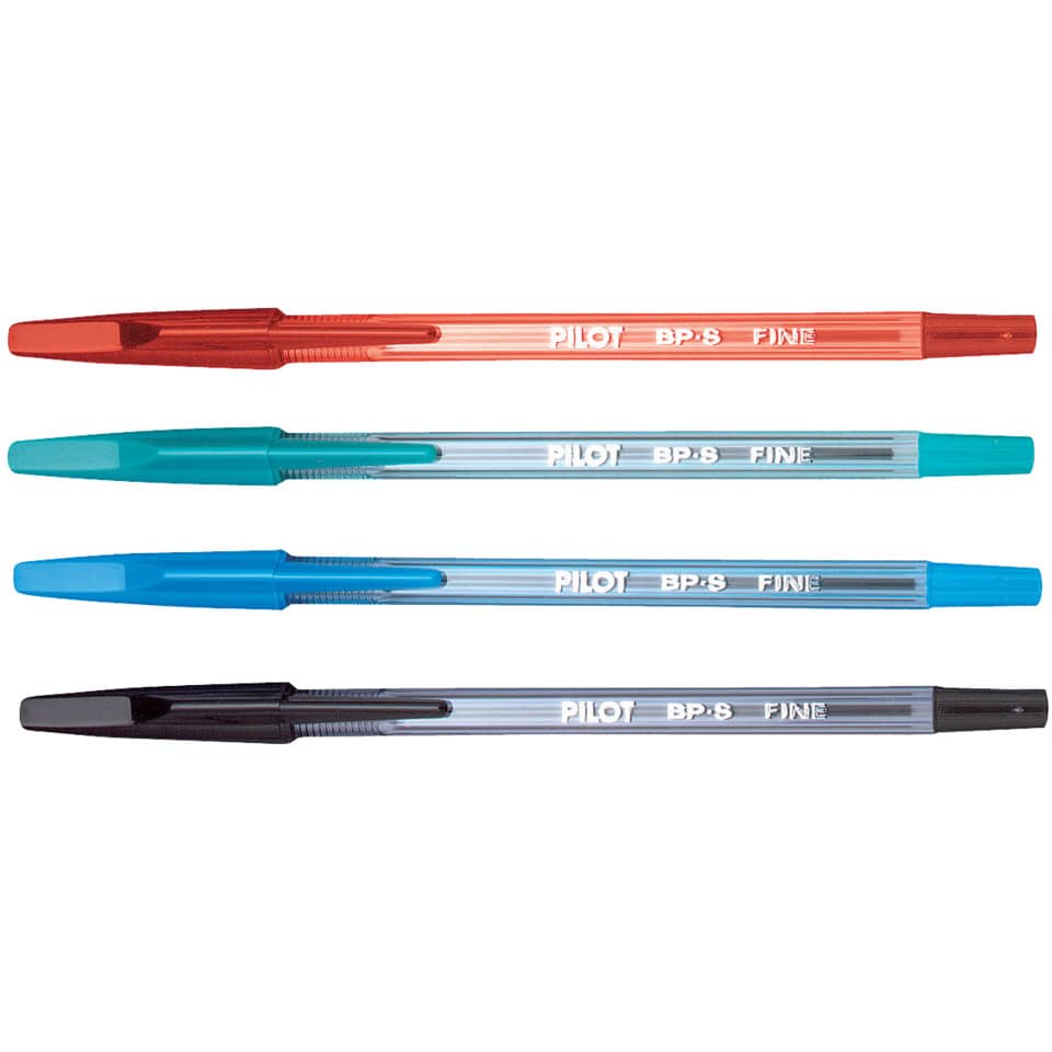 Penna a sfera ricaricabile Pilot BPS punta fine 0,7 mm rosso 001608