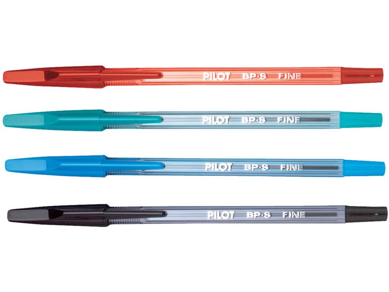 Penna a sfera ricaricabile Pilot BPS punta fine 0,7 mm nero 001606