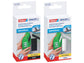 Nastro adesivo in tela tesa velcro On&Off universale autoadesivo nero 20 mm x 1 m - 55224-00000-02