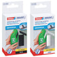 Nastro adesivo in tela tesa velcro On&Off universale autoadesivo nero 20 mm x 1 m - 55224-00000-02