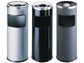 Posacenere DURABLE autoestinguente a colonna con sabbia e cestino acciaio nero base tonda - 333201
