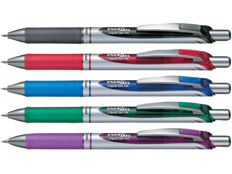 Roller a scatto Pentel EnerGel XM Click nero 0,7 mm BL77-AO