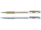 Penna roller Pentel Gel Hybrid grip Metallic 0.8 mm argento K118-Z