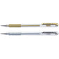 Penna roller Pentel Gel Hybrid grip Metallic 0.8 mm argento K118-Z