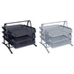 Set 3 Vaschette portadocumenti Q-Connect 27,8x27,5x35 cm nero KF00823