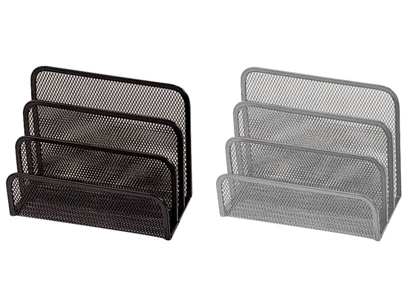 Sparticarte in metallo Q-Connect 17x13,5x8,3 cm nero KF00876