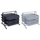 Set 3 Vaschette portadocumenti Q-Connect 27,8x27,5x35 cm silver KF00822