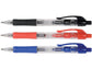 Penna a sfera a pulsante Q-Connect punta M rosso conf. da 10 - KF00269