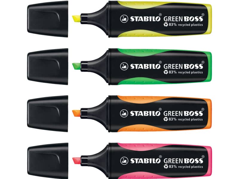 Evidenziatore Stabilo Green Boss® 2-5 mm giallo 6070/24