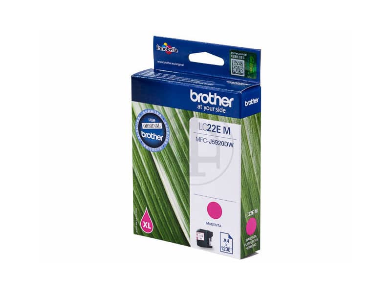 Cartuccia inkjet Brother magenta  LC-22EM