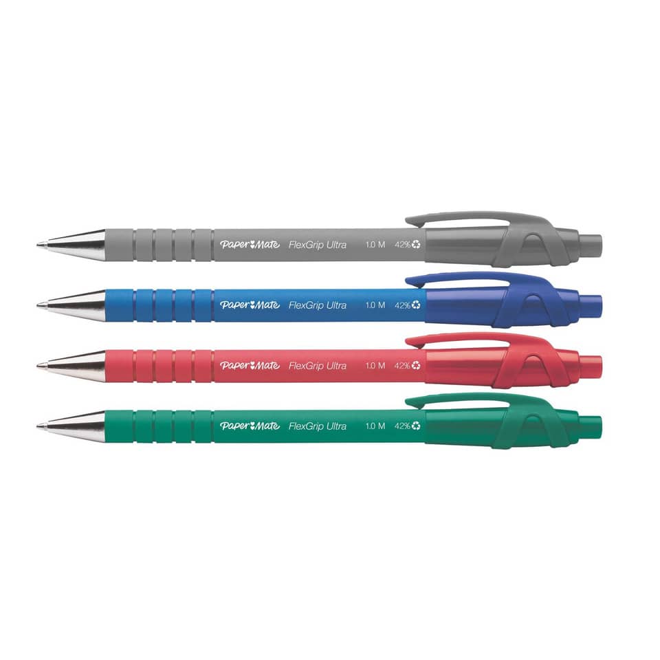 Penna a sfera a scatto Paper Mate Flexgrip Ultra M 1,0 mm blu S0190433