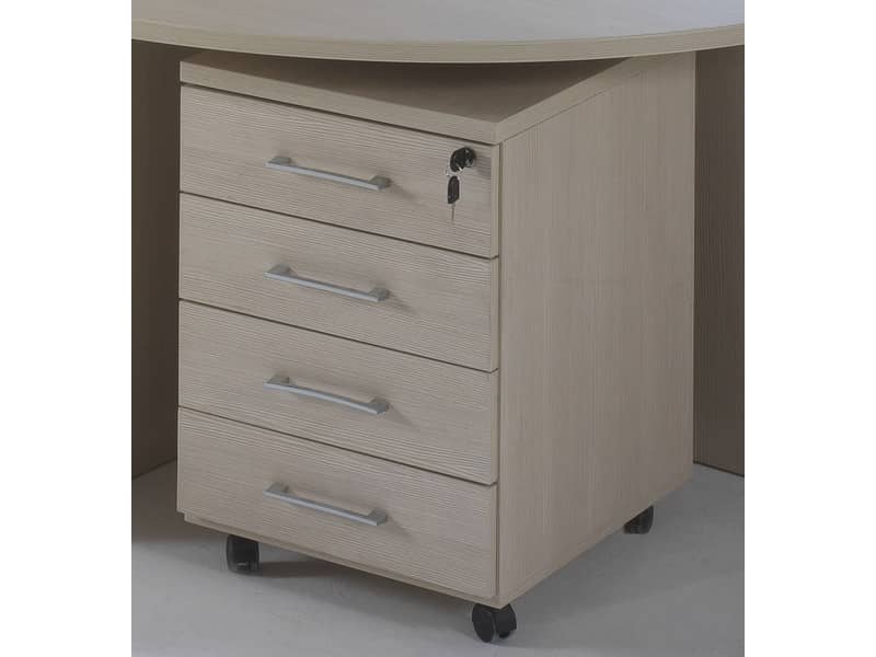 Cassettiera 4 cassetti Frensy Larix 44x52x63 cm larice ULALAC4C