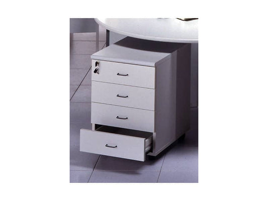 Cassettiera 4 cassetti Frensy BYTE 44x52x63 cm grigio UBGC4C