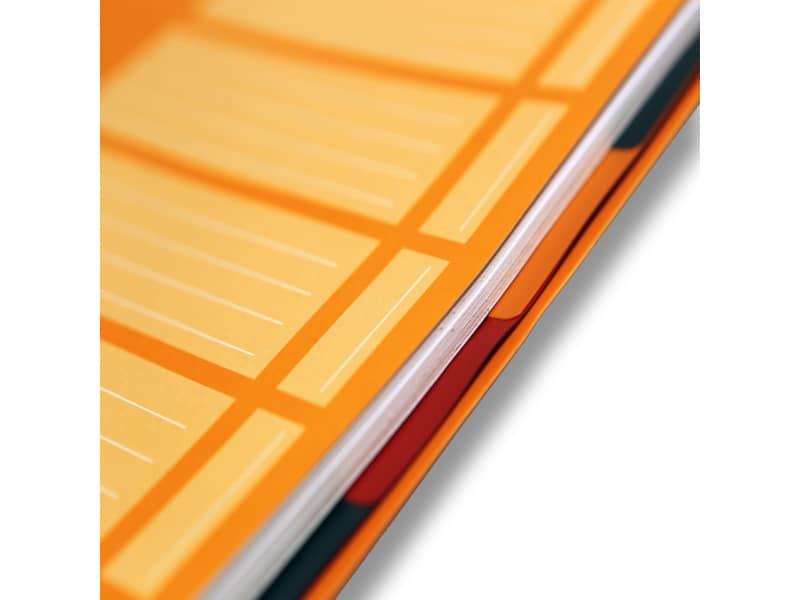 Quaderno spiralato OXFORD Organizerbook International A4+ grigio/arancio 100102777