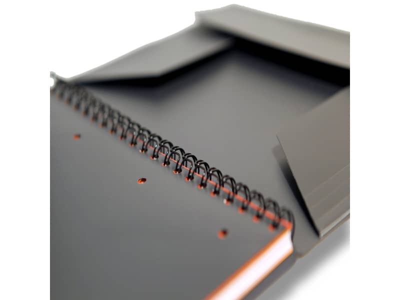 Quaderno spiralato OXFORD Organizerbook International A4+ grigio/arancio 100102777