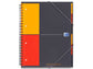 Quaderno spiralato OXFORD Organizerbook International A4+ grigio/arancio 100102777