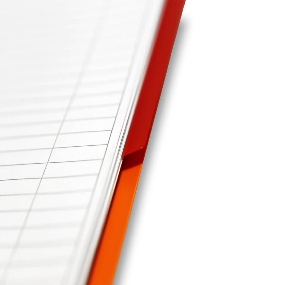 Quaderno spiralato OXFORD International Activebook Maxi A4+ grigio/arancio quadretti 5 mm - 100104329