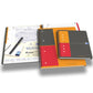 Quaderno spiralato OXFORD International Activebook Maxi A4+ grigio/arancio quadretti 5 mm - 100104329