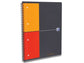 Quaderno spiralato OXFORD International Activebook Maxi A4+ grigio/arancio quadretti 5 mm - 100104329